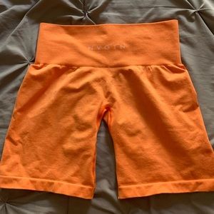 NVGTN sunset orange Pro shorts - READ CAPTION